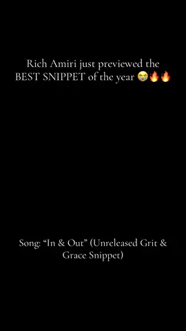 #fyp #richamirisnippet #richamiri #newmusicfriday #gritandgrace 