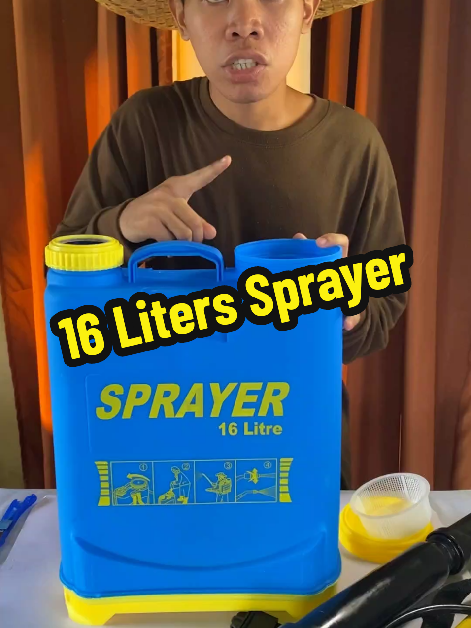 Replying to @foodieshop  #agriculturesprayer #sprayer #knapsacksprayer #16literssprayer #knapsack #garden #CerealCerdik 