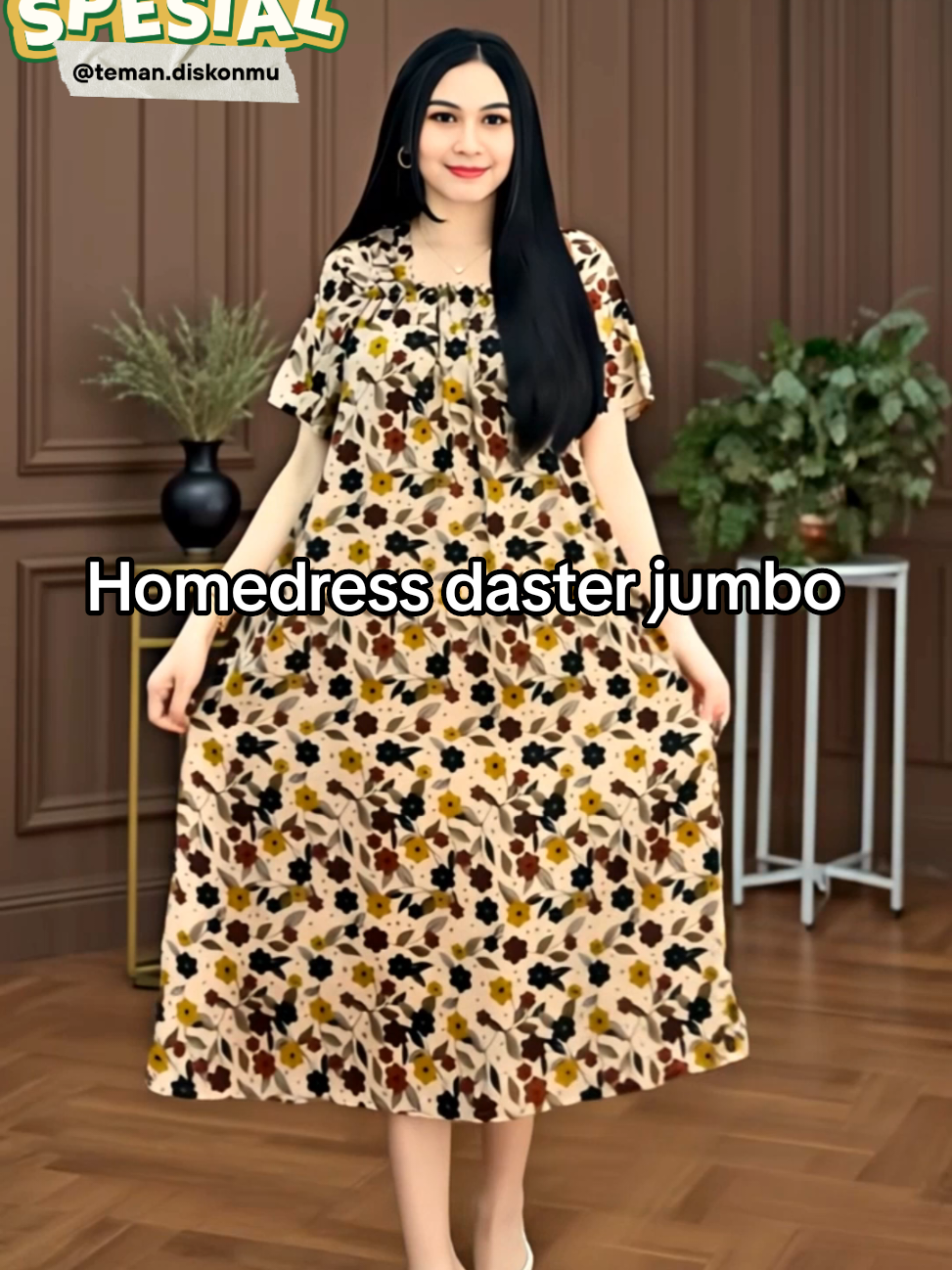 ✨ Nyaman dan modis dengan Homedress Daster Fuji! 💖 Desain jumbo dengan kerut yang feminin, bahan rayon adem yang super nyaman, cocok untuk ibu hamil atau sekedar bersantai di rumah. 🌸 #homedressdaster #homedresskekinian #dasterjumbo #busuifriendly 