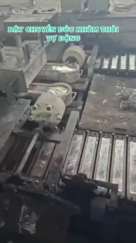 Dây chuyền đúc nhôm thỏi tự động #aluminium #flux #taiche #diecasting #ingot #nhôm #xuhuong 