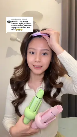 Membalas @Rechelli finally ada yg pink!! buruan beli gasi keburu abisss @NVMEE #curlysatset #catokanotomatis #catokanviral  #rekomendasicatokan 
