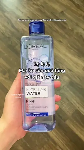 Tiktok cái gì cũng rẻ z tr #reviewcungbucha #ilovetiktok #xuhuong #viral #thinhhanh #loreal #nước #tẩy #trang 