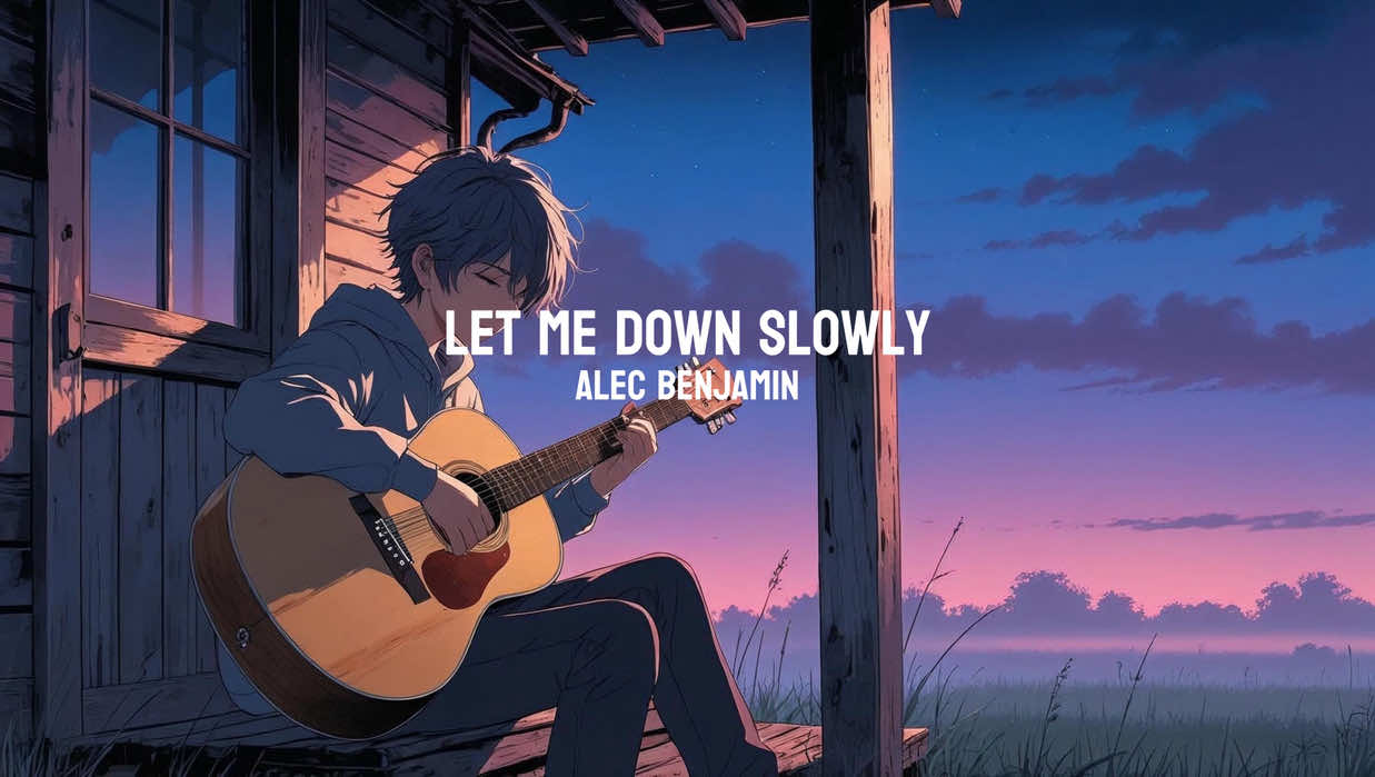 Nightcore - Let Me Down Slowly | Alec Benjamin (lyrics) #nightcore #chill #sad #lyrics #fyp 