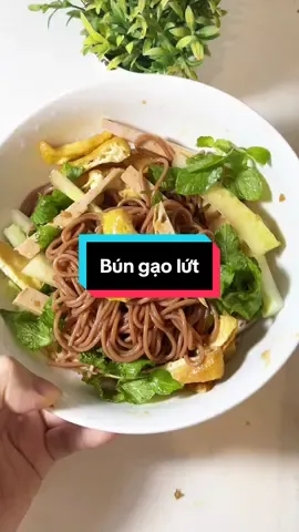 Bún gạo lứt này ăn ngon lắm #ancungtiktok #foodfestontiktok #doan #muasamcungtiktok #nauancungtiktok #comcom 