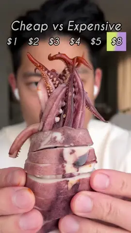 $1 Giant Sausage vs $8 Giant Squid