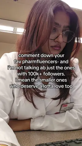 pharmtok is small but growing, so please tag your fav smaller (or larger) creators here! trying to build more community in the pharmacy world 🫶🏽 retail, hospital, industry, government, writing, etc WHERE ALL THE PHARMACISTS ATTT  #pharmd #pharmacyschool #pharmtech #pharmintern 