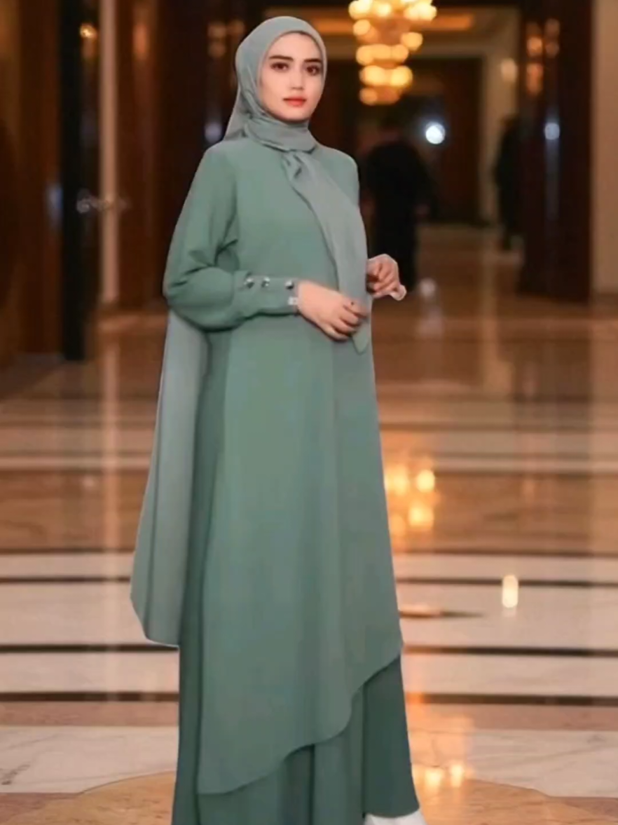 Parayou ~ Alina Gamis Wanita Set Hijab Polly Cotton & Cadar Busui Friendly Airflow Dress Kondangan Ceruty BabyDoll Lengan Panjang Polos Chic Muslim Dewasa #gamis #gamismurah #gamiskekinian #gamiscantik #gamiskondangan 