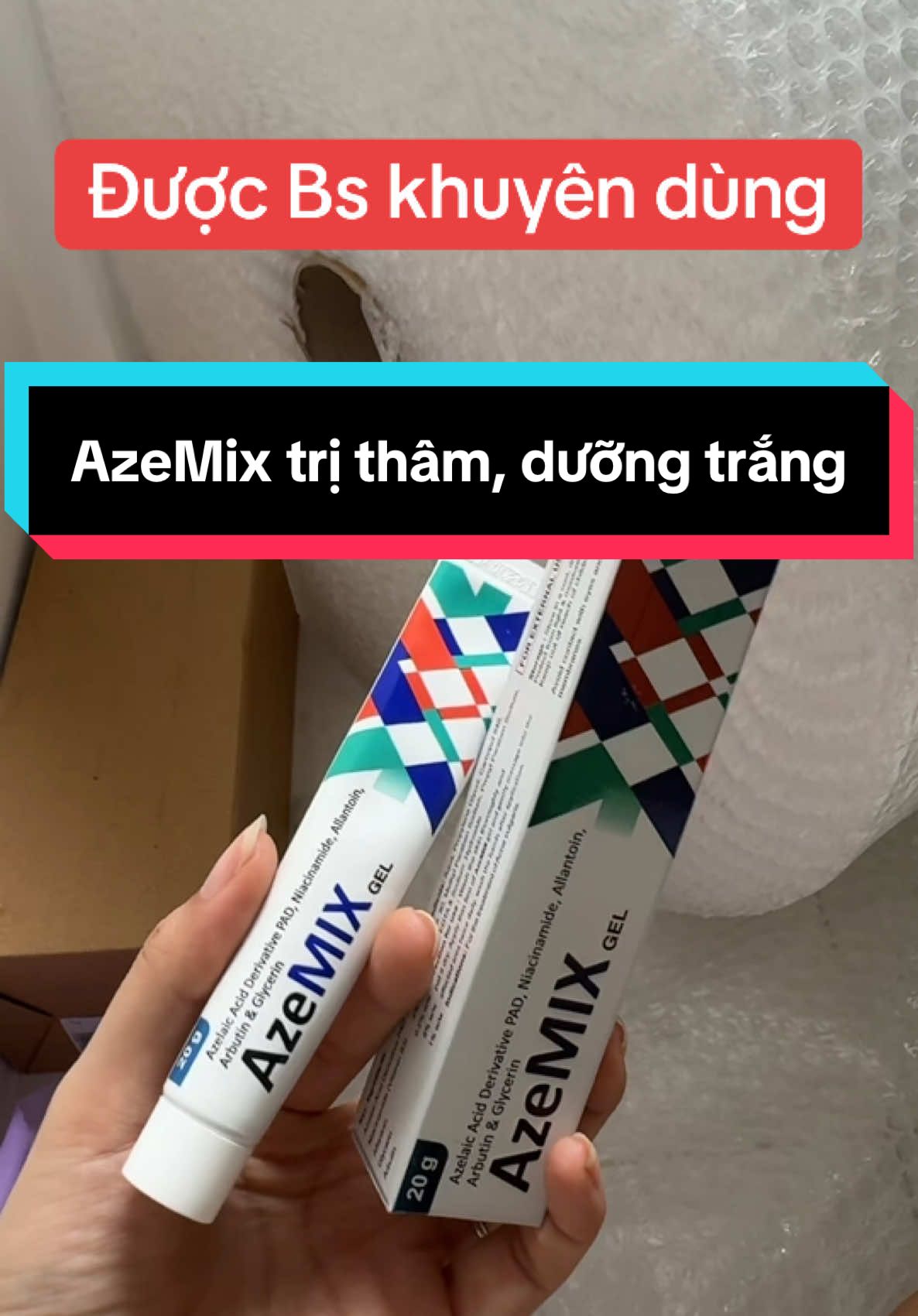Azemix cũng là azelaic 20 nhưng lành tính hơn, dễ dùng hơn đặc biệt giá re #spacecosmetics #azemix #thâm 