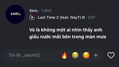 Người đã bỏ đi theo ai nói phía sau ánh đèn #_saro102 #lyrics #nhachaymoingay #xuhuong 