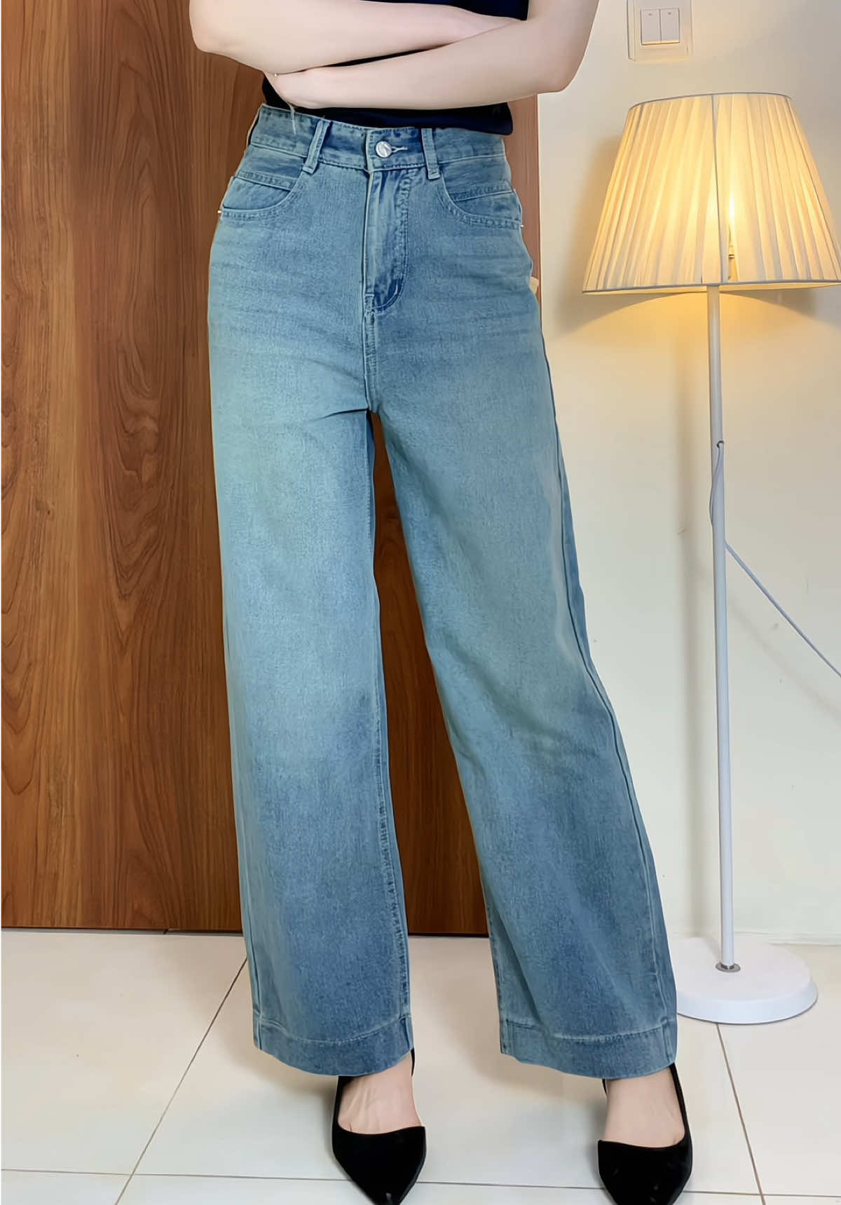Quần jean suông tun dáng #quanjeanongsuong #quanjeangapgau #quanjeanongrong #goiyphoido #hapjeans 