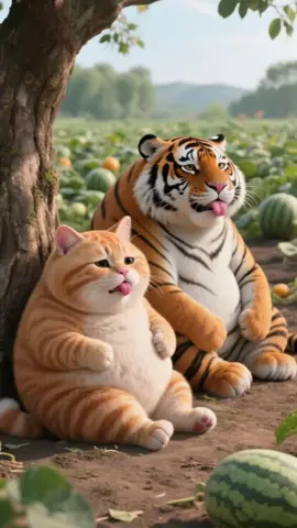 oyen #orangecat #aivideo #funnyvideo #catlovers 