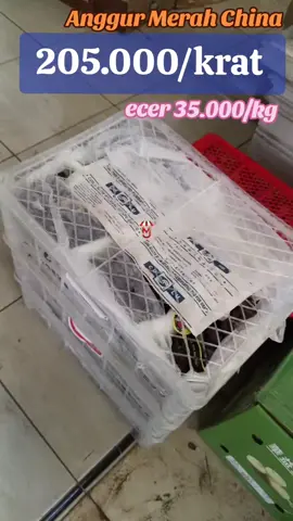 ANGGUR MERAH SEKAT CHINA - 1 krat berat ± 7 kg 1 krat : 205.000 1 kg : 35.000
