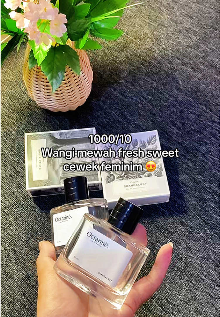 Mumpung promo buruan checkout stok dikit bgt #parfum #octarine #scandalusy #wangitahanlama #cewekcantik 