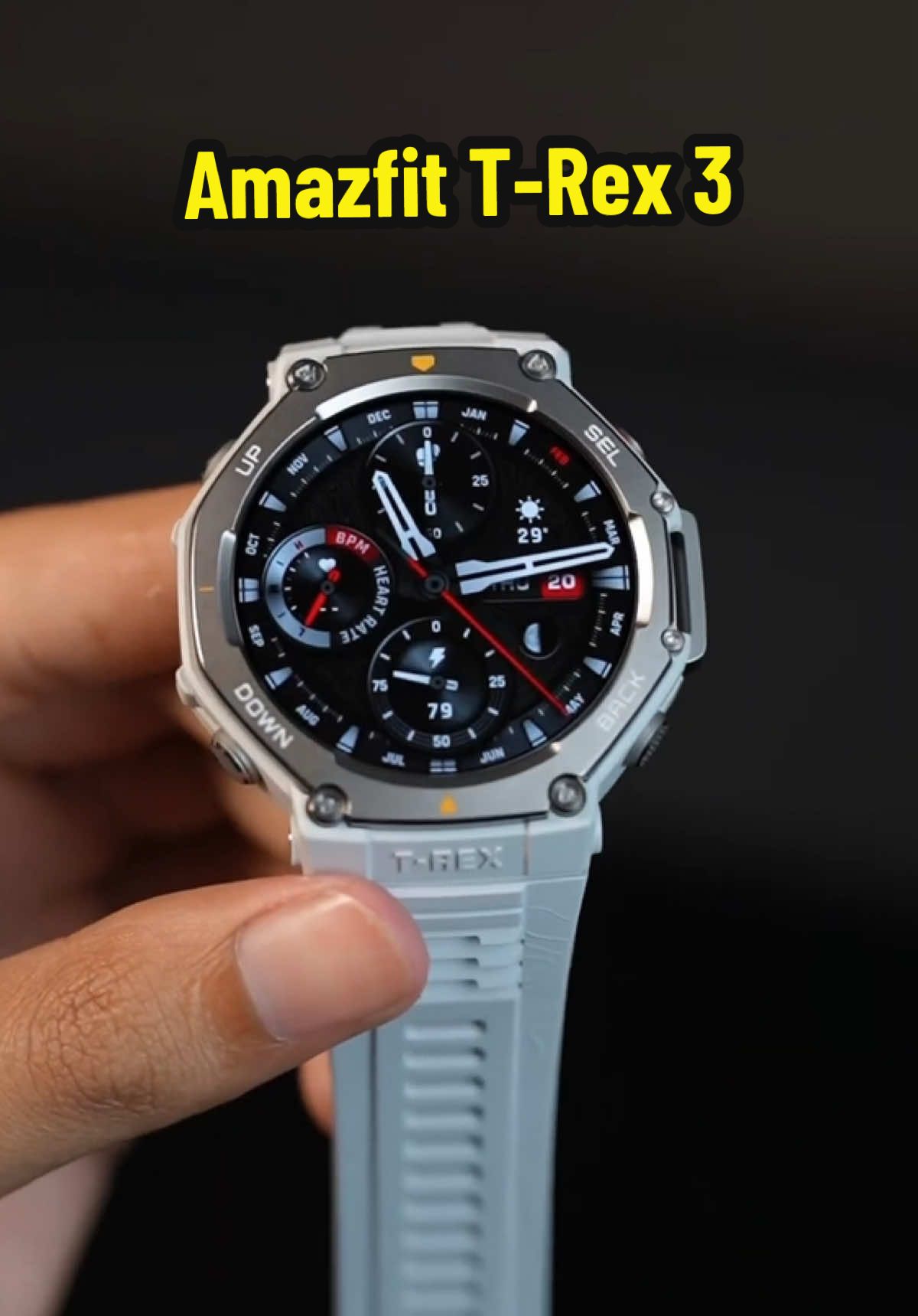 Amazfit T-Rex 3 Outdoor Smartwatch | AMOLED, Dual-Band GPS, Offline Map, 45m Diving, 27-Day Battery. #amazfittrex3 #Trex3 #amazfit #amazfitwatch #TikTokShop #TikTokFinds #TrendingProducts #MustHave #TikTokMadeMeBuyIt #ShopNow #ViralFinds #BestDeals #HotDeals #OnlineShopping #TikTokShopFinds #ProductReview #ViralProducts #ForYou #FYP #FYPTrending #FYPViral #ForYouPage