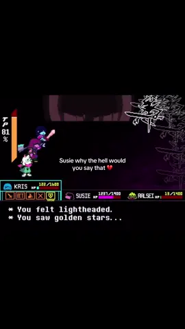“That’s what I thought” ah #Deltarune #susiedeltarune #ralseideltarune #krisdreemurr #deltarunechapter3 #fyp #getthisonthefyp 