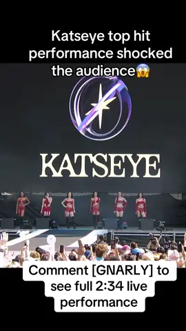 Katseye Top hit performance😱 #lollapalooza #illinois #fyp #trending #concert #katseye #katseye_sophia #live #viral #tiktok #music #rock #chicago #sing 