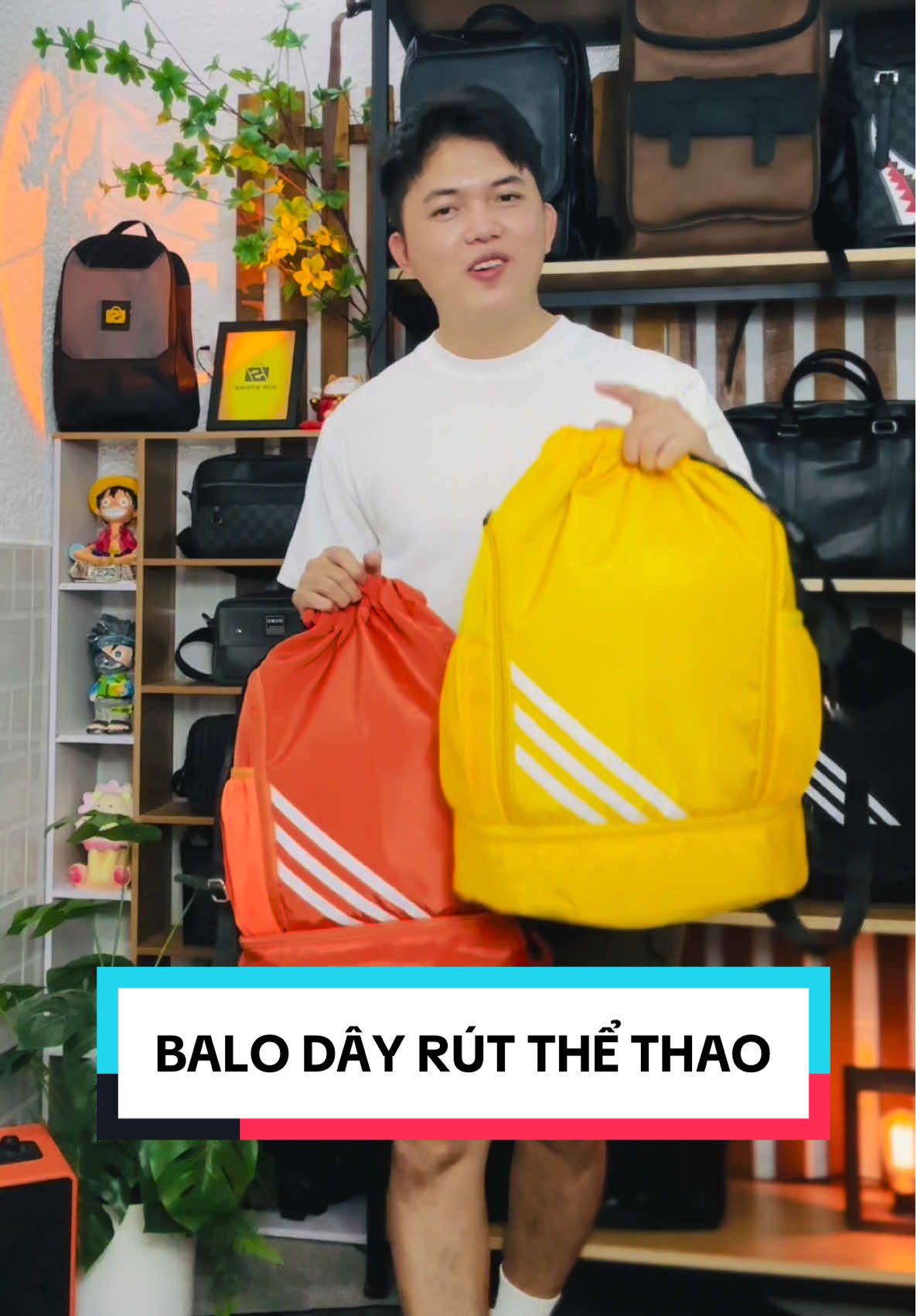 Baoo Dây Rút Thể Thao siêu cá tính cho Cả nam và nữ đều có thể dùng được. #sinstoresg #xuhuong #balodayrut 