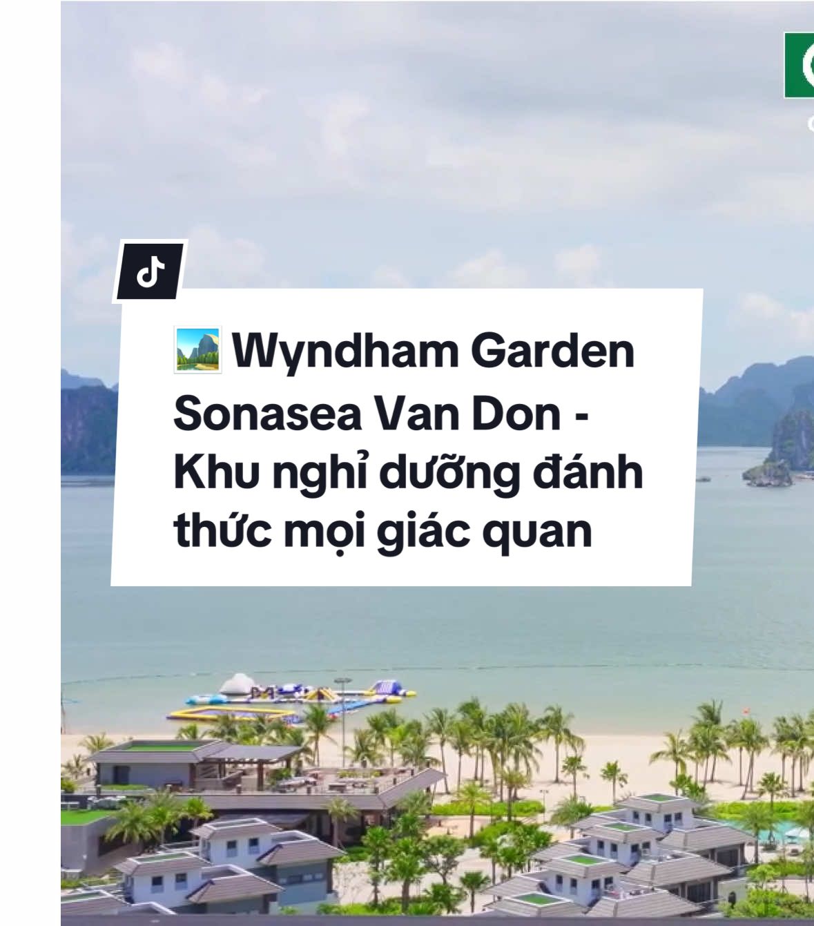 🌊 WYNDHAM GARDEN SONASEA VÂN ĐỒN - KHU NGHỈ DƯỠNG ĐÁNH THỨC MỌI GIÁC QUAN 🌅 Dưới bầu trời Vân Đồn xanh biếc, nơi sóng vỗ dịu dàng bên vịnh Bái Tử Long, Wyndham Garden Sonasea Vân Đồn – khách sạn 5 sao quốc tế đầu tiên nơi đây – kiêu hãnh đón bước chân du khách. 💙 𝐵𝑒𝑛𝑒𝑎𝑡ℎ 𝑡ℎ𝑒 𝑏𝑙𝑢𝑒 𝑠𝑘𝑖𝑒𝑠 𝑜𝑓 𝑉𝑎𝑛 𝐷𝑜𝑛, 𝑤ℎ𝑒𝑟𝑒 𝑔𝑒𝑛𝑡𝑙𝑒 𝑤𝑎𝑣𝑒𝑠 𝑐𝑎𝑟𝑒𝑠𝑠 𝑡ℎ𝑒 𝑠ℎ𝑜𝑟𝑒𝑠 𝑜𝑓 𝐵𝑎𝑖 𝑇𝑢 𝐿𝑜𝑛𝑔 𝐵𝑎𝑦, 𝑊𝑦𝑛𝑑ℎ𝑎𝑚 𝐺𝑎𝑟𝑑𝑒𝑛 𝑆𝑜𝑛𝑎𝑠𝑒𝑎 𝑉𝑎𝑛 𝐷𝑜𝑛 – 𝑡ℎ𝑒 𝑓𝑖𝑟𝑠𝑡 𝑖𝑛𝑡𝑒𝑟𝑛𝑎𝑡𝑖𝑜𝑛𝑎𝑙 5-𝑠𝑡𝑎𝑟 ℎ𝑜𝑡𝑒𝑙 𝑖𝑛 𝑡ℎ𝑒 𝑎𝑟𝑒𝑎 – 𝑝𝑟𝑜𝑢𝑑𝑙𝑦 𝑤𝑒𝑙𝑐𝑜𝑚𝑒𝑠 𝑡𝑟𝑎𝑣𝑒𝑙𝑒𝑟𝑠. #viral #khunghiduong #CEOGroup #dulichbien #dackhuvandon #thienduongnghiduong #bdsnghiduong #xuhuong #hawaii #dautubatdongsan #muahetuyetvoi #muaherucro 