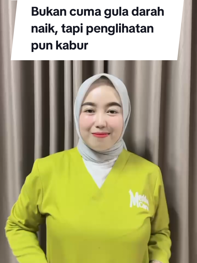 Gula darah naik? Waspada, bukan cuma badan yang lemes... penglihatan pun bisa kabur loh👀💥 #medikacare #diabetes #guladarahtinggi #pradiabetes #cegahdiabetes #gula #fyp #foryou #fypシ゚ #hidupsehat 