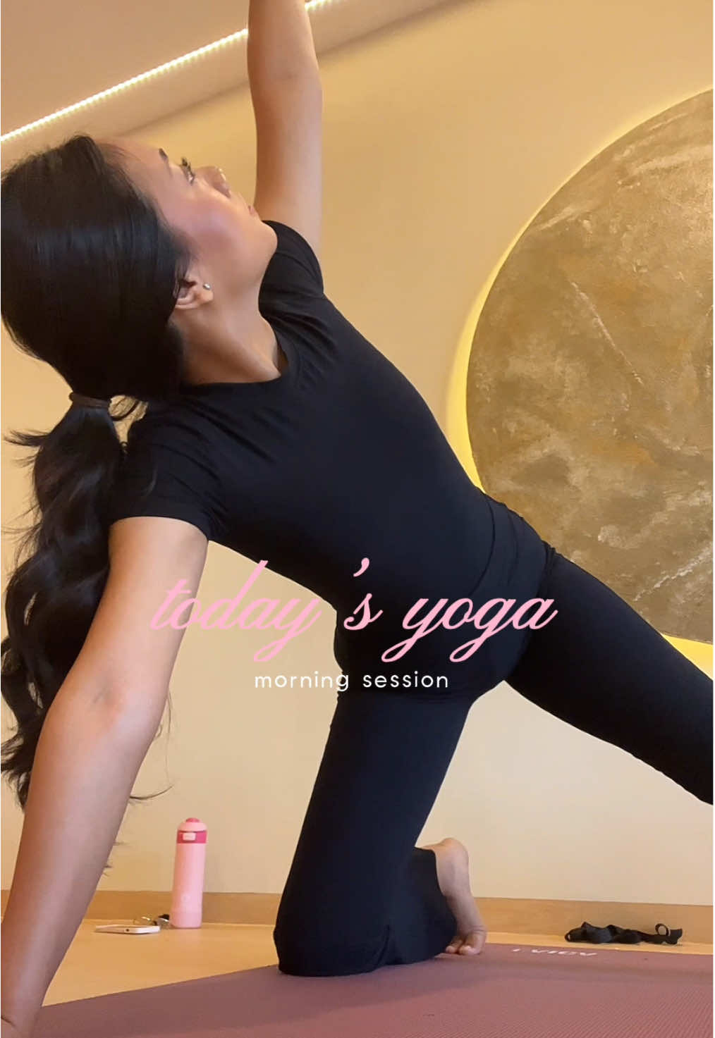 my 60mins morning flow 🧘‍♀️