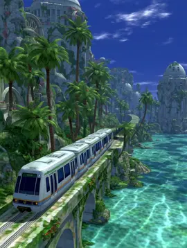 Frutiger Aero Metro 🌈🌦️🌴🚊 #ps2 #ps2aesthetic #2000s #2000sgames #videogame #playstation #brightfuture 