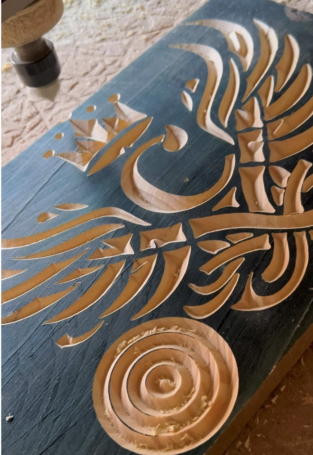 C Satisfying CNC ASMR That Feels Like Brain Massage 🪚🎧 | 2.5D Carving Magic#foruyou 