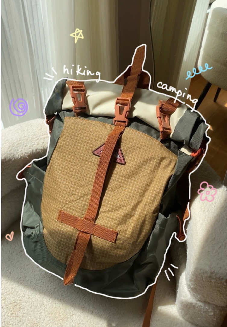 excited for my next hike!! ⛰️🌳🍂 #hikingbackpack #campingbag #waterproof #backpack #backpackinglife #Hiking #camping 
