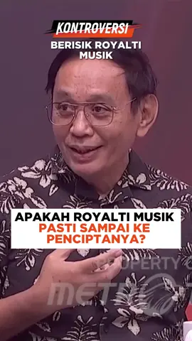 otan. Apakah pasti sampai ke penciptanya? Nonton #MetroTVKontroversi setiap hari Kamis pukul 21.05 WIB di #MetroTV #royaltimusik #royalti #laguindonesia #hakcipta