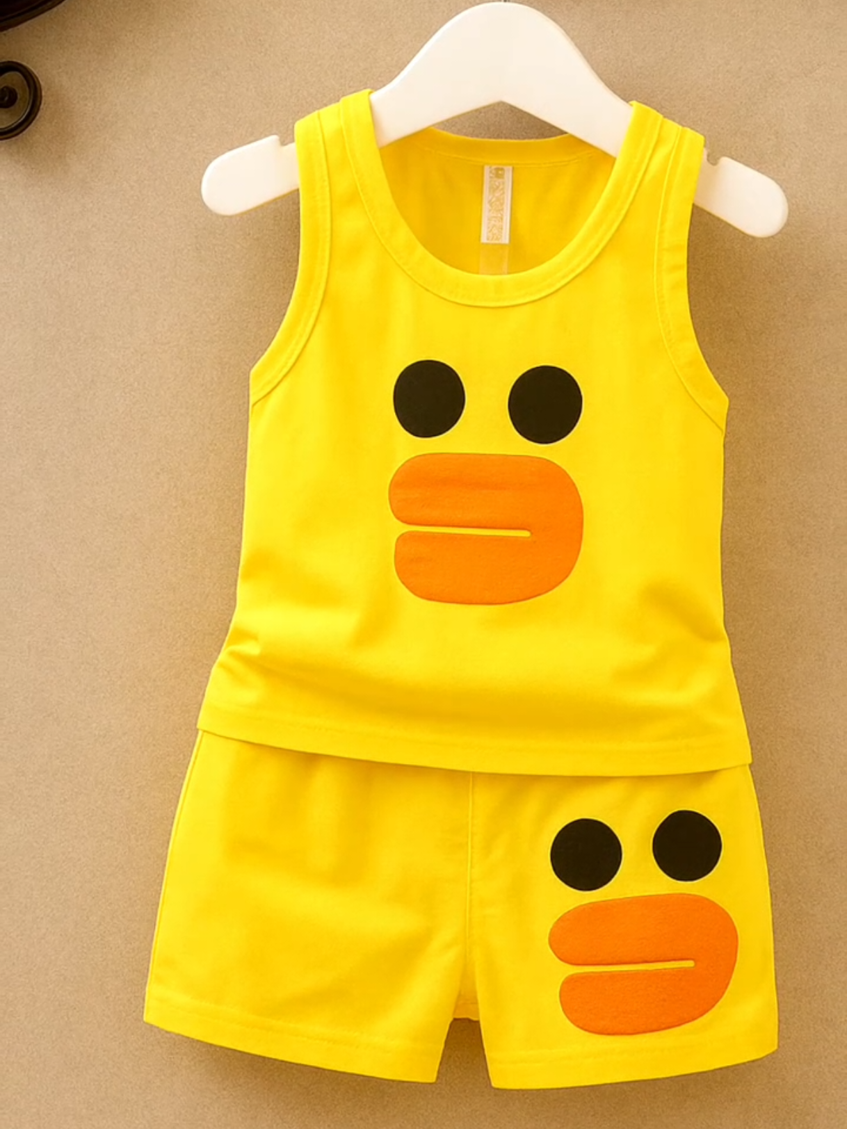 1.1 BIG SALE Setelan baju anak baby duck logo#bajuanak #setelananak #fyppppppppppppppppppppppp 