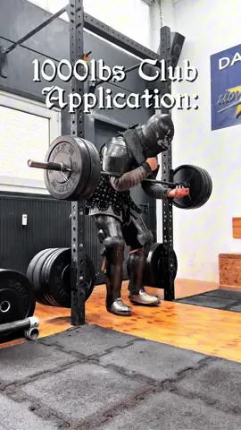 My 1000lbs Club Applications! #sbd #deadlift #fyp #fy #knight 