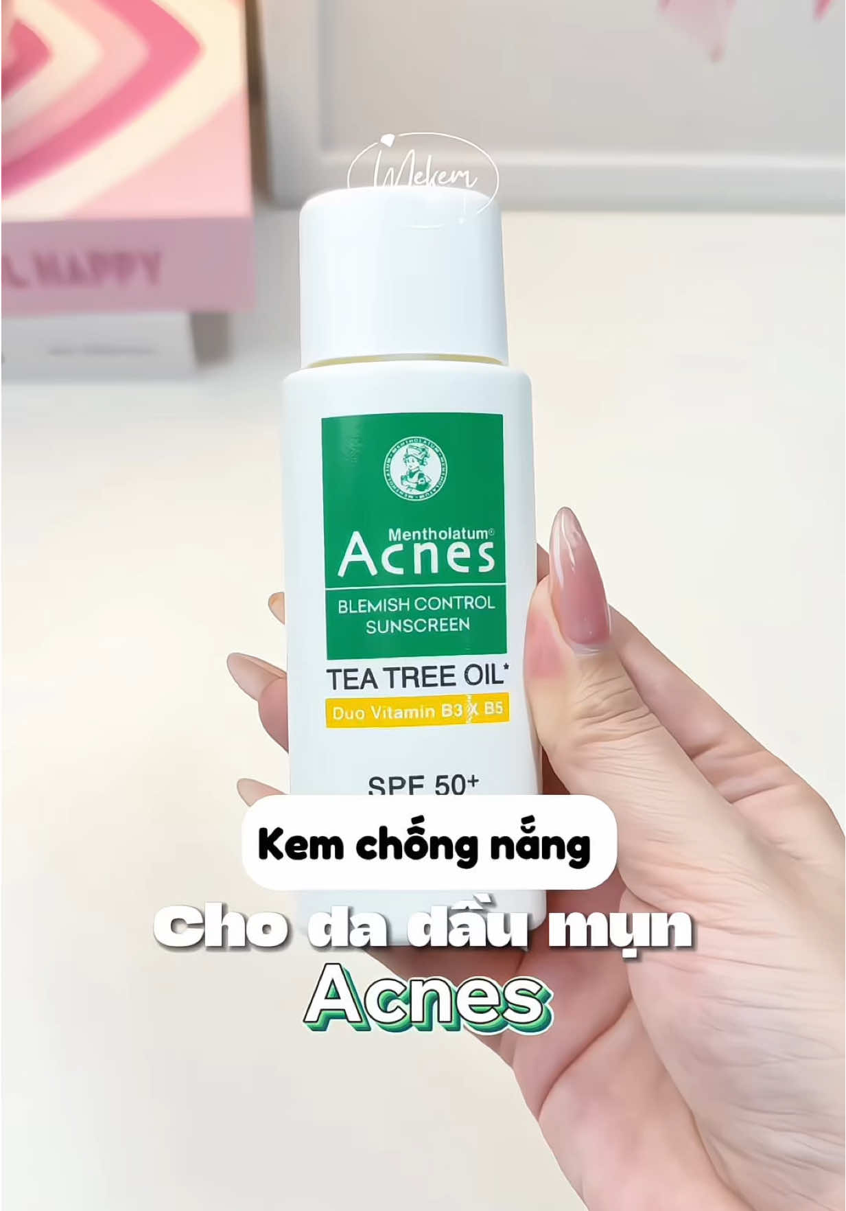 Da dầu mụn thì mấy bà tham khảo kem chống nắng Acnes này nha ✨ #mekemdaily #Acnes #AcnesVietnam #review #reviewlamdep #kemchongnang #suachongnang 