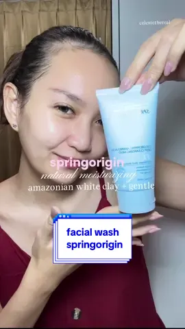 facial wash rahasia glowing korea✨ #skincarekorea #springorigin 