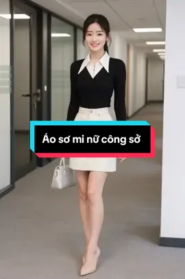 Áo sơ mi thiết kế phong cách công sở sang trọng #trend #xuhướng #viral #thoitrang #xuhuongtiktok #model #thoitrangnu  @PhuongLinhshop 