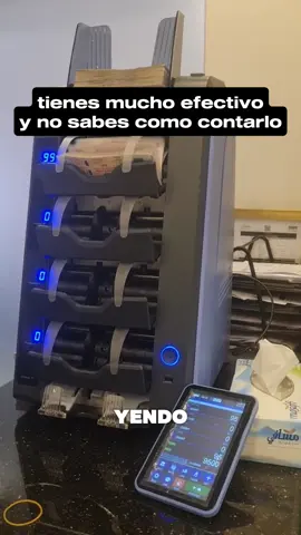 esta es la nueva maquina contadora de billetes y puedes adquirirla a un preciazo🤝🏻👇🏻