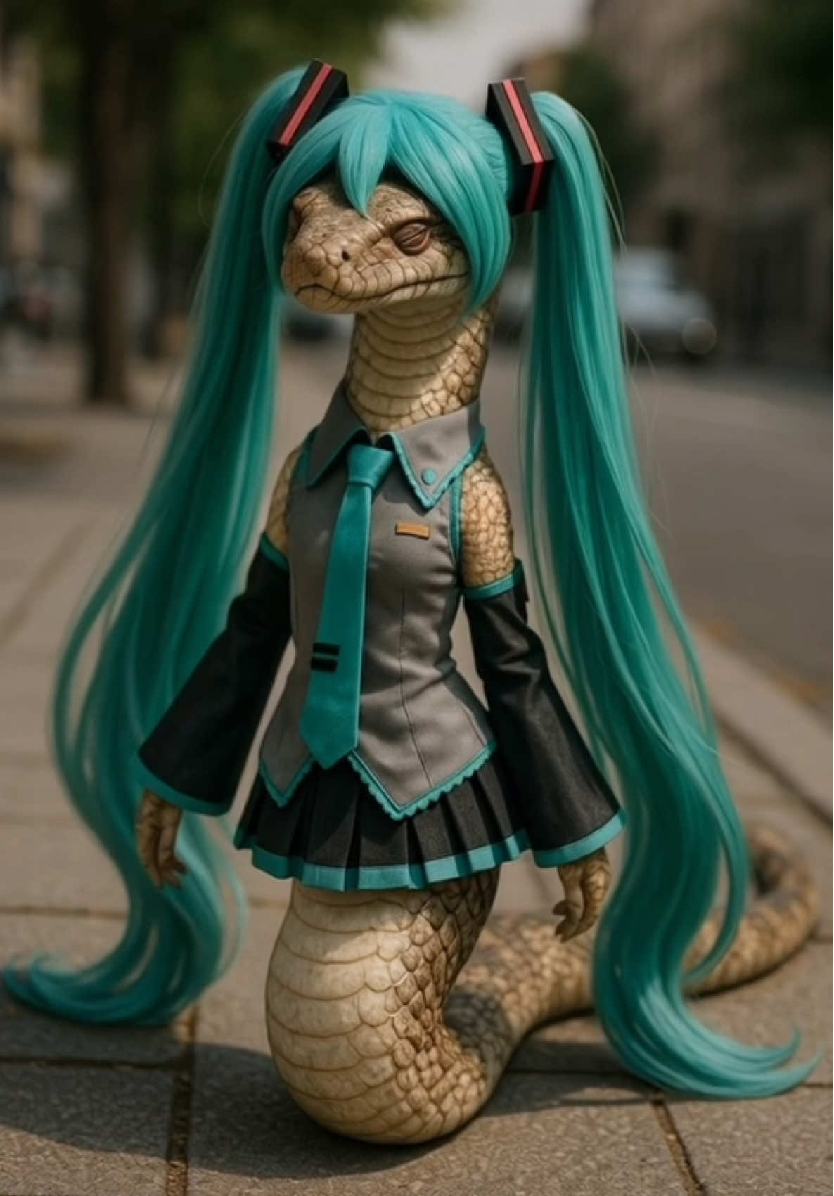 AI kisah cinta ular dan buaya ss ss sss ss @PixVerse #pixverse #ular #snake #buaya #crocodile #ai #aiart #viral #fyp #hatsunemiku 