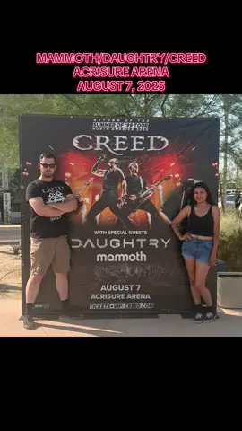 What an amazing concert seeing @Mammoth @Daughtry and @Creed at #AcrisureArena in #PalmDesert! #Creed #Daughtry #Mammoth 