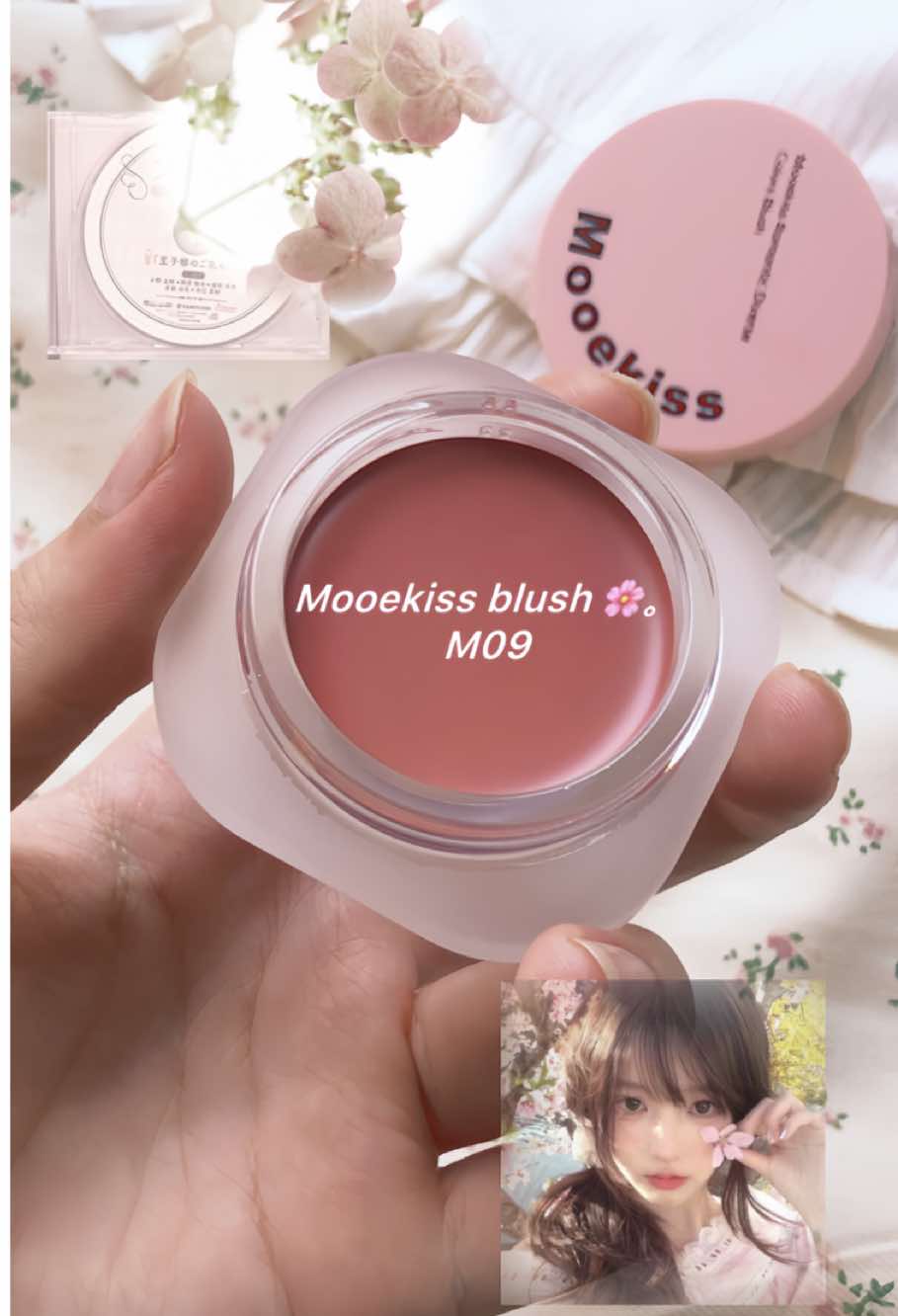Là ai.. là ai mê má hồng mooekiss?? - Chính tui 🤌🏻🌸 #mooekiss #blush #shoujo #makeup #goclamdep #fyp #sakura 