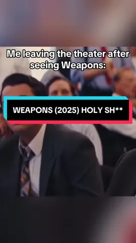 WEAPONS (2025) WAS NUTS 🤯🤯👀 REVIEW TOMORROW! #weapons #weaponsmovie #weaponsfilm #movie #reaction #moviereview #movierecommendation #cinema #filmtok #movietok 