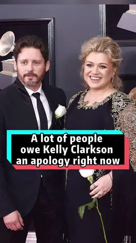 A lot of people owe Kelly Clarkson an apology right now.#KellyClarkson#BrandonBlackstock#rip#usa#fyp#foryou#celebrity