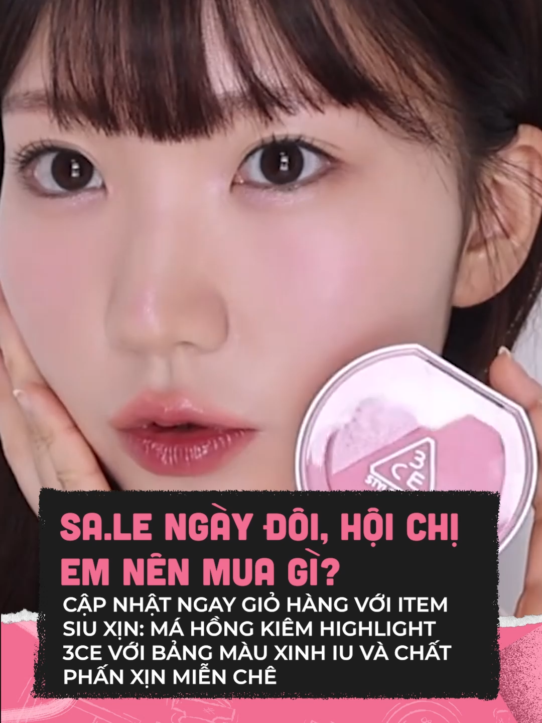 Phấn lên da mịn tưng hàaa #clbeauty #clmedia #celebnetwork #beauty #BeautyTok #goclamdep #trending #hot #3ce #mahong3ce