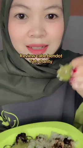 Mukbang cabe bendot ala teh shanty di masakin mama #fyppppppppppppppppppppppp#cabebendot#tehshantymukbang#trend#kuliner  