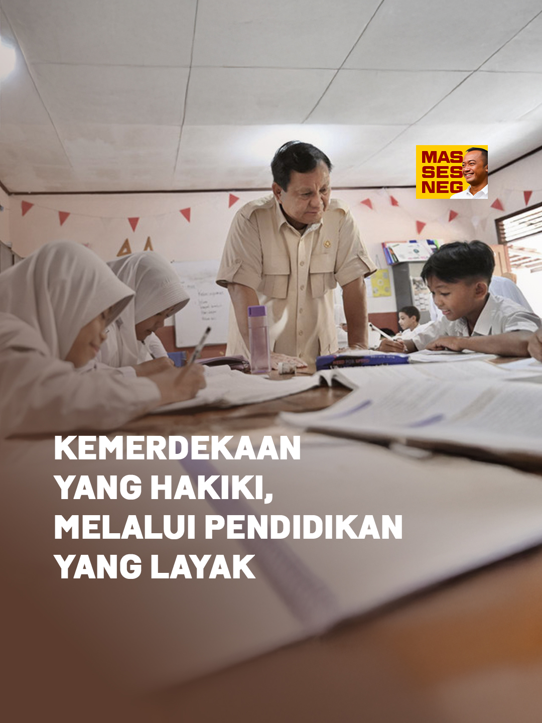 Sekolah Rakyat adalah perjuangan yang tidak bisa diukur dengan angka-angka. Salah satu makna dari kemerdekaan yang hakiki adalah tentang kemudahan akses mendapatkan pendidikan yang layak, pendidikan adalah salah satu cara untuk keluar dari kemiskinan yang membelenggu. #sekolahrakyat #maknakemerdekaan #hutri80