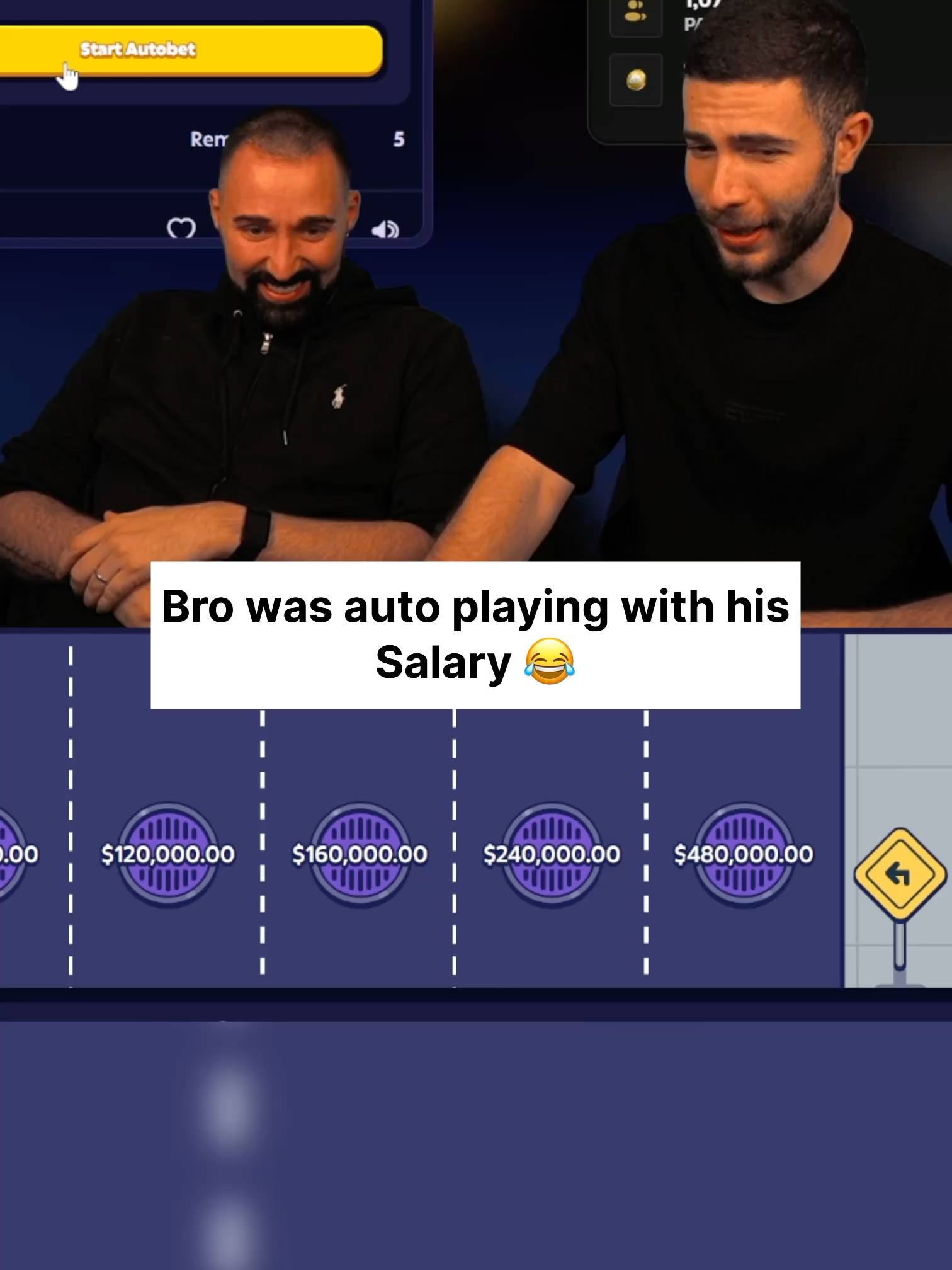 Bro was auto playing with his salary 😂 #kickstreaming #crossyroad