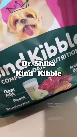Dr. Shiba Kind Kibble No Salt, No Fillers, No Preservative, made with real beef and veggies.  #drshiba #drshibakindkibble #kindkibble #kibble #dogfood #petfood #petnutrition #petessentials 