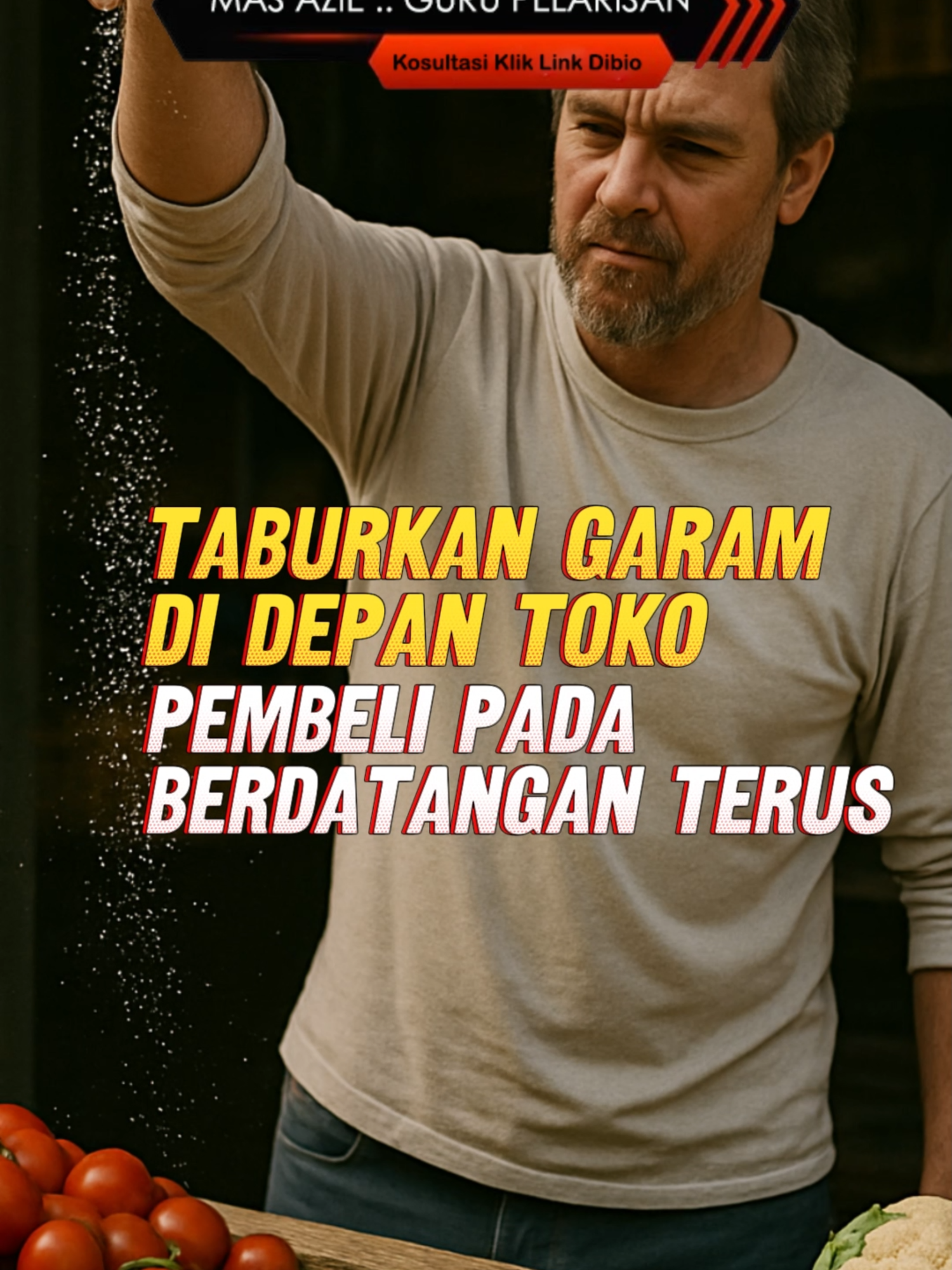 Taburkan garam di depan tempat usaha anda jika semakin sepi #masazie #penglaris #pelarisusaha #penglarisdagangan #pelaris