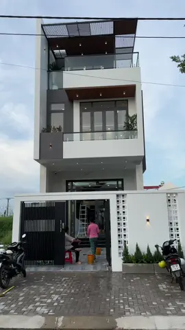 Không gian tầng trệt Nhà Phố Hiện Đại 2 Tầng 1 Tum vừa bàn giao ở KDC Minh Thắng P9  #anlộcphát 
