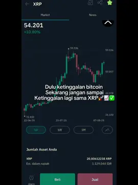 Dulu ketinggalan bitcoin sekarang jangan sampai ketinggalan lagi XRP🚀📈#crypto #cryptocurrency #xrp #xrpcrypto #fypage #fypdongggggggg #trending 