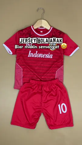 Beliin ini bun, biar makin semangat main bola #jersey #jerseyanak #jerseybola 
