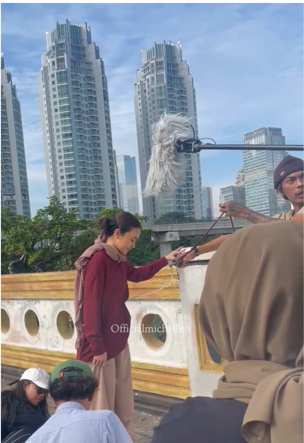 BEHIND THE SCENE ASSALAMUALAIKUM BAITULLAH @Michelle ziu 🎬
