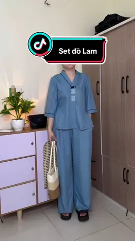 Set đồ  Lam đẹp #xuhuong #xuhuongtiktok #mẹ #lanlanday ##thoitrangtrungnien #quanaotrungnien #dolam #phapphuc 